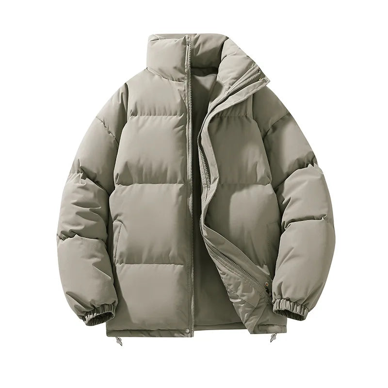 New Fashion Men Winter Stand Collar Down Jackets Warm Parkas Male Casual Thicker Winter Coats Man Slim Fit Short Jackets 3XL - Matrix Studios