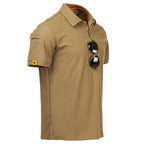 Men's Summer Quick Dry Short Sleeve Tactical T-shirt Sport Short Sleeve Breathable Workwear Running Hiking Casual Short Sleeve - Matrix Studios