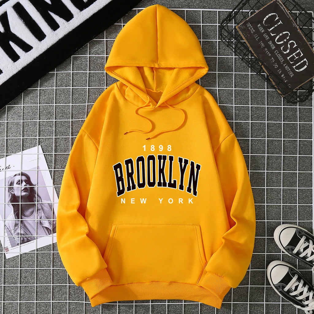 2025 Winter New Women's Hoodie High Street Unisex style Double Pockets Sweatshirts Outerwear Plus-Size Women's Clothing CYXX227 - Matrix Studios