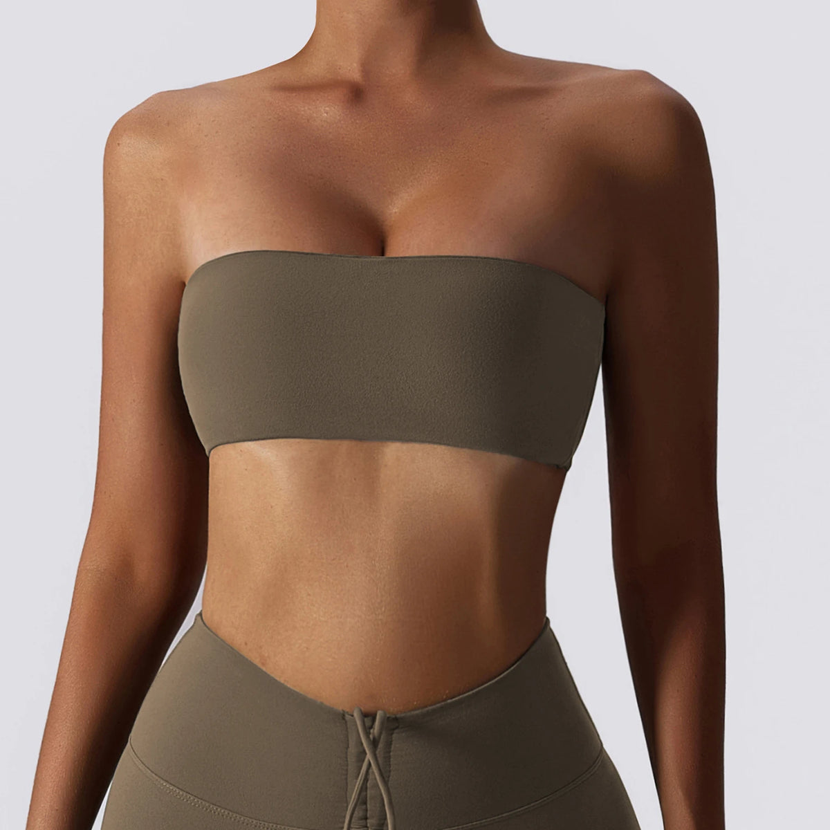 Summer Strapless Sports Bra Gym Women Quick-Drying Yoga Clothes Women Tube Top Fitness Chest Wrap Underwear Workout Bra Female - Matrix-studios.com