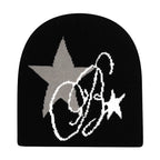New Autumu Winter Keep Warm Knit Hat Women Men Skiing Beanies Outdoor Cold Hat Cycling Skullcap Fashion Letter Y2K Hiphop Beanie