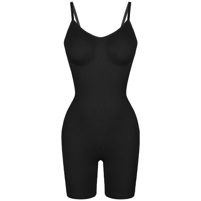 New Bodysuit Shapewear Women Tank Top Tummy Control Full Body Shaper Anti Chafing Shorts Slimming Waist Trainer Butt Lifter - Matrix-studios.com