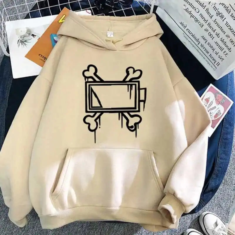 New men's and women's autumn and winter fleece hoodie  Murder Drones print foreign trade leisure sports hoodie trendy men's Y2K - Matrix Studios