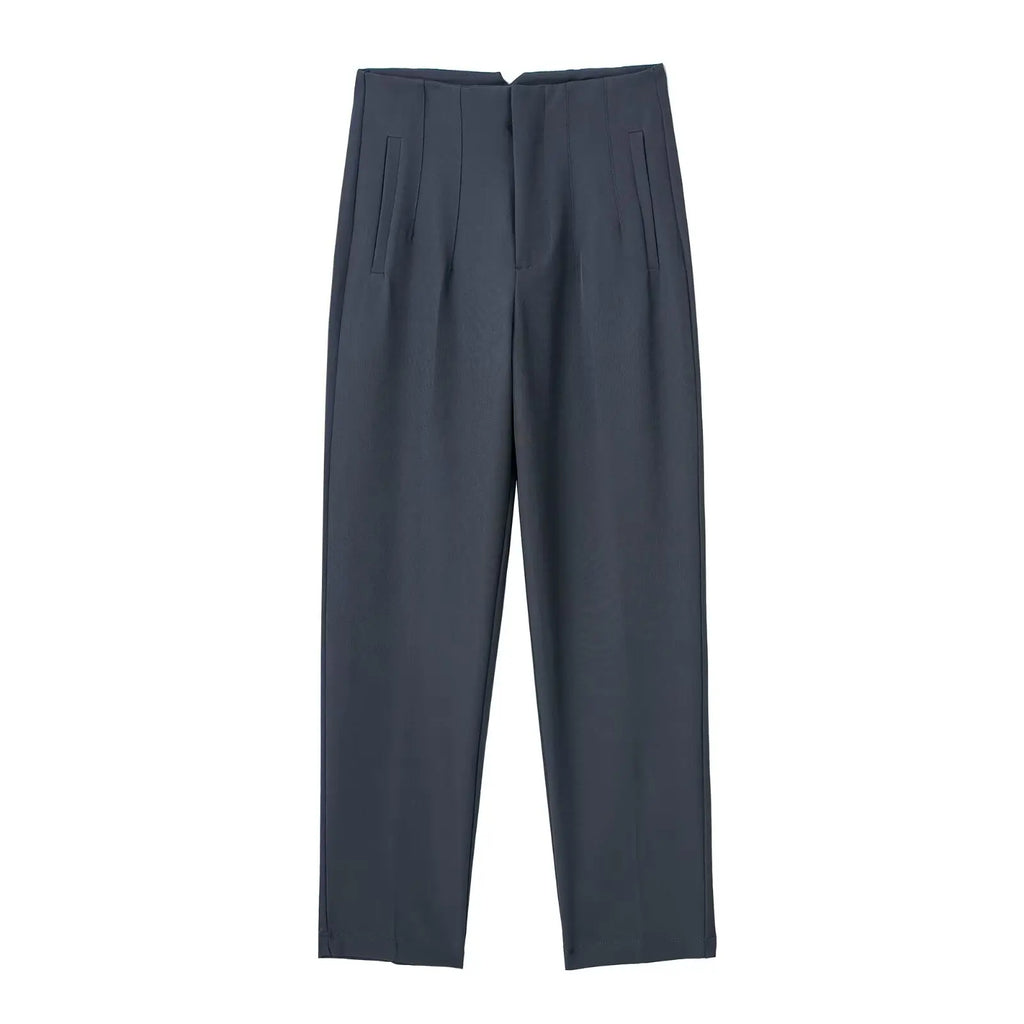 Koekop Office outfits Pencil Trousers Black Pink White Ladies Pants Fashion Office Wear High waist Pants for Women Formal Pants - Matrix-studios.com