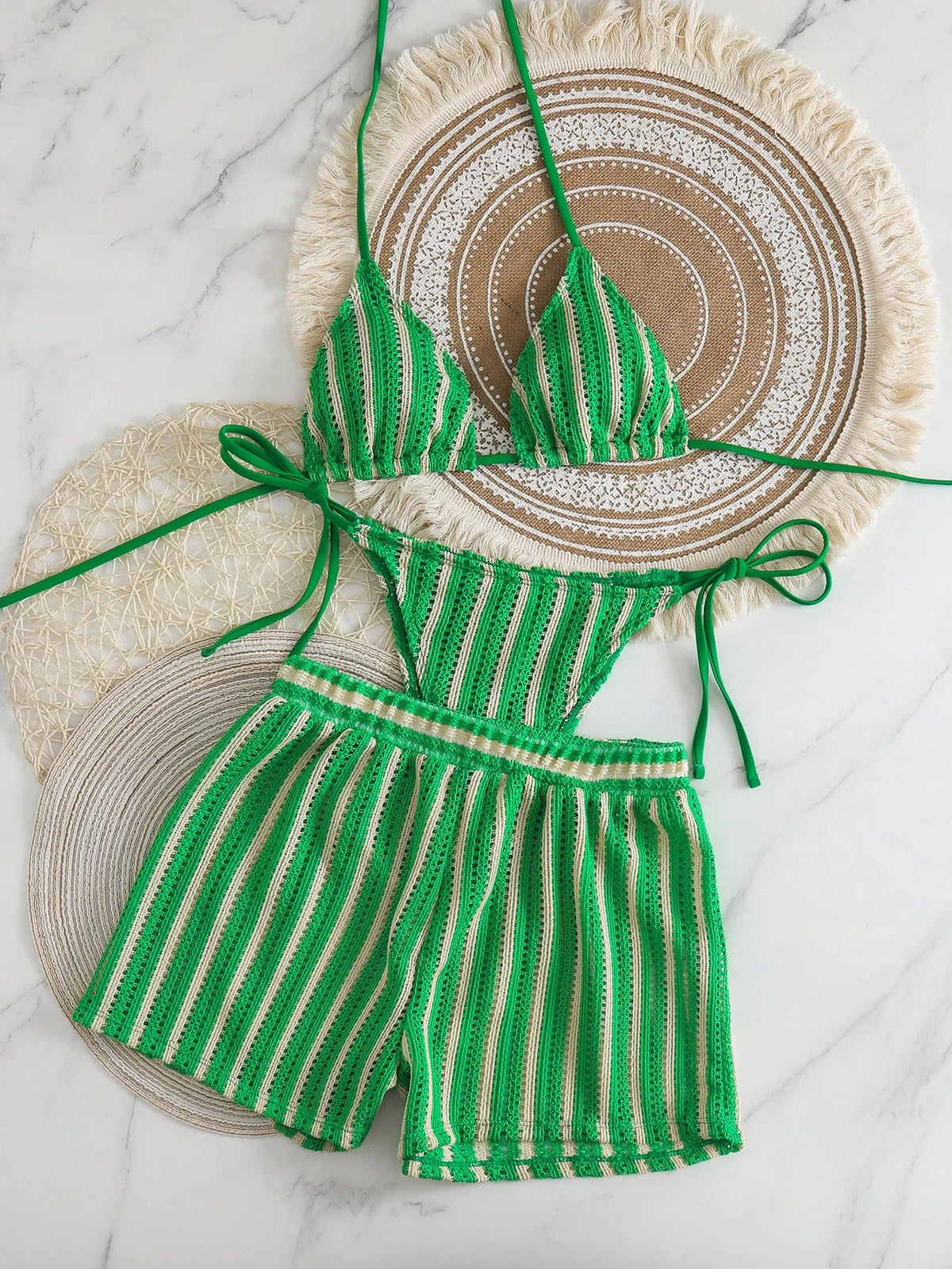 Sexy Bikini 2026 Women 3 Pieces Swimwear Female High Waist Swimsuit Orange Bathers Swimming Bathing Swim Suit Summer Beachwear - Matrix-studios.com