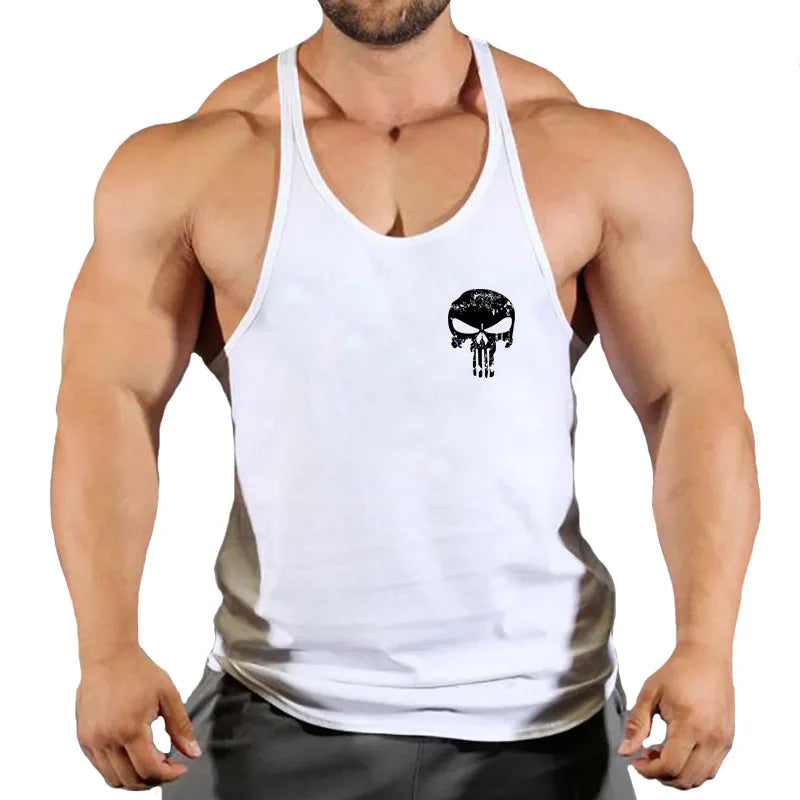 Men's Clothing Gym Vest Vests Bodybuilding Man Top for Fitness Stringer Sleeveless Sweatshirt T-shirts Suspenders Man Clothes - Matrix Studios