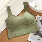 Breathable Sports Bra Anti-Sweat Fitness Top Women Seamless Yoga Bra Shockproof Crop Top Push Up Sport Bra Gym Workout Top - Matrix Studios