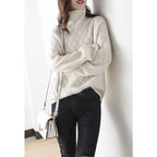 2024 New Women Loose Sweater Winter Casual Chic Cashmere Oversize Thick Sweater Pullovers Pullover Female Long Sleeve S-3XL - Matrix Studios