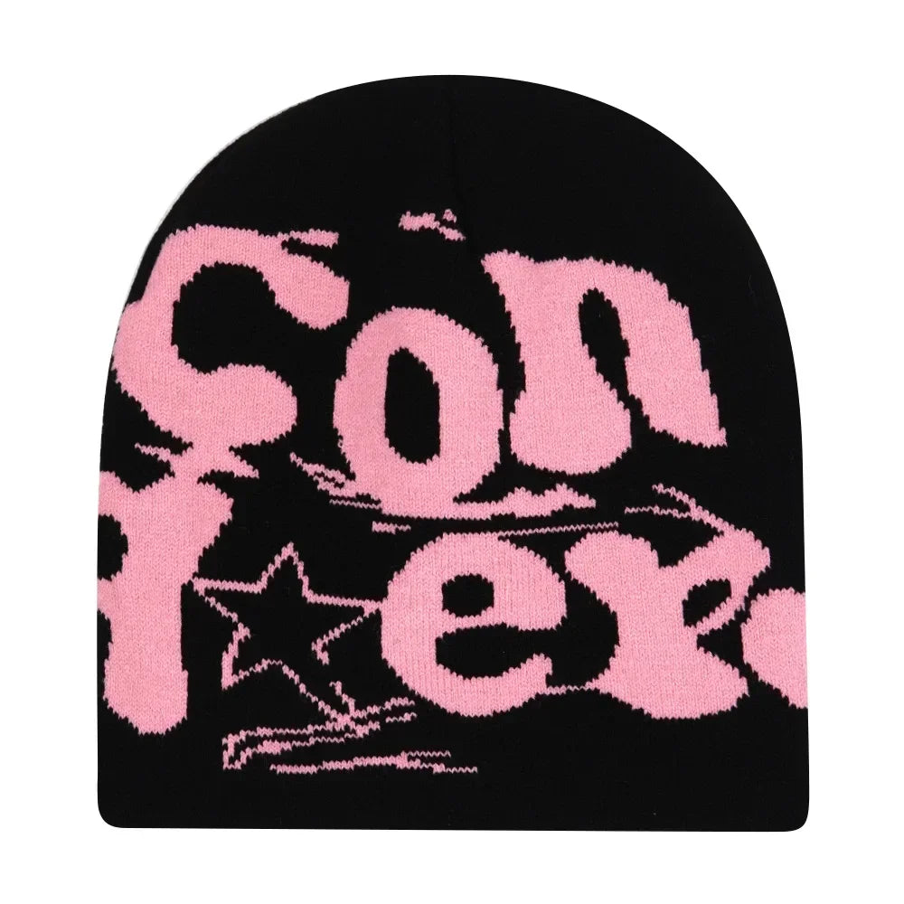 Y2K Letter Knitted Winter Autumn Beanie Cap Men Women Kanye Beanies Gorras Hombre Top Warm Skiing Hat Ear Hats Hip Hop Skullcap - Matrix-studios.com