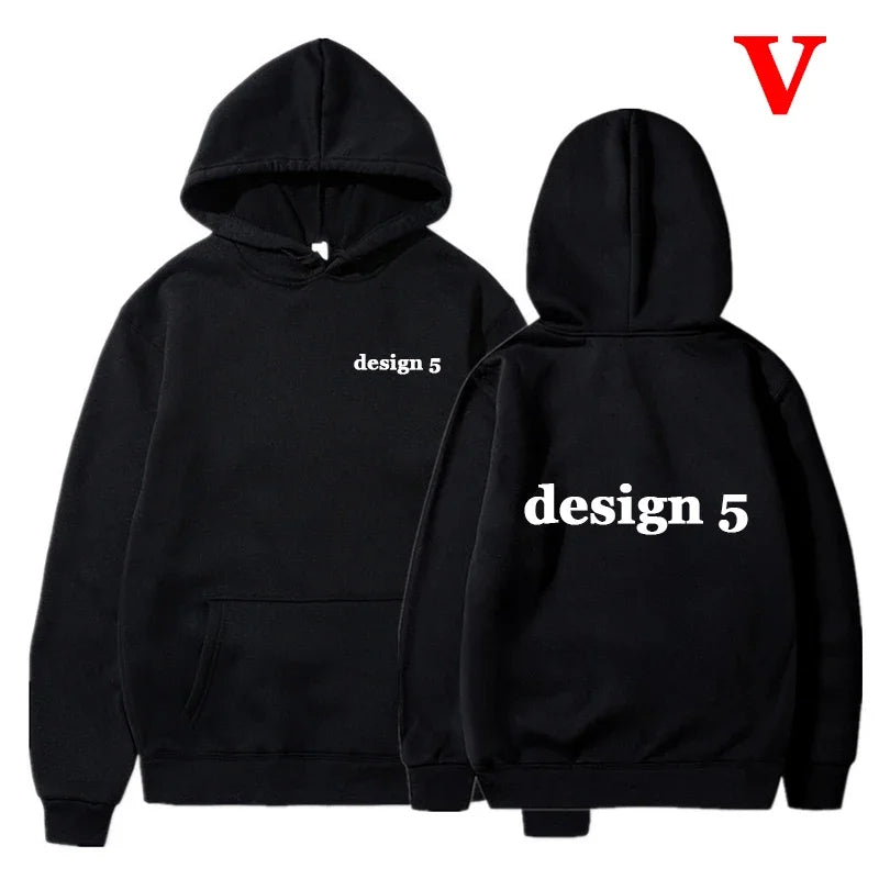 Men Hoodies Loose Casual Clothing Women Fashion Long Sleeve Hooded Pullover Personality Design Streetwear Sweatshirts - Matrix Studios