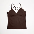 NCLAGEN Vision Twist Front Longline Top Women's Seamless Thin Straps Yoga Gym Workout Vest Running Tank Tops Fitness Clothing - Matrix-studios.com