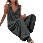High Quality 2023 Spring Autumn Casual Women's Fashion Cotton Overalls Bohemian Stripe Casual Overalls - Matrix Studios