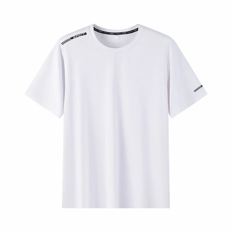 Plus Size T-shirt Men for 110-175kg Pack of 1/3 Breathable Quick Dry Tees Big Oversized Round Neck Short Sleeve Sport T-shirt - Matrix Studios