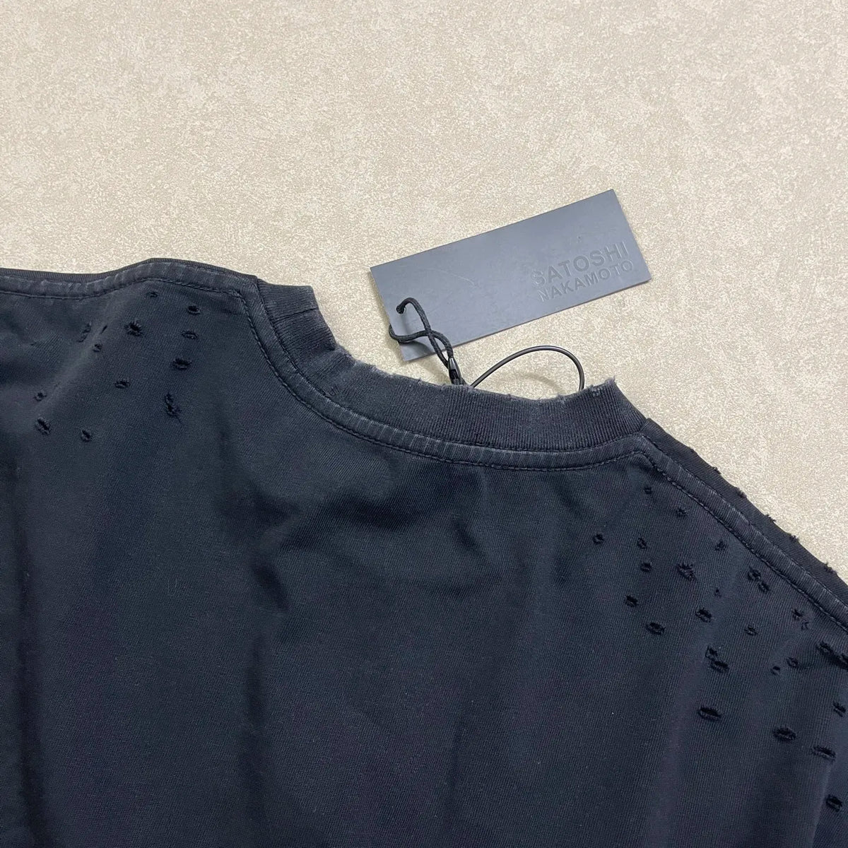 Washed Black Satoshi Nakamoto Oversized No Savior Hole T Shirt Men Women High Quality Tee Tops T-Shirt - Matrix-studios.com