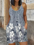 Summer Women's Jumpsuit Striped Print Elegant Sleeveless Shorts Plus Size Romper Casual Fashion - Matrix Studios