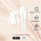 Winter Seamless Fleece Warm Leggings Female casual warm top Ladies Thermal Underwear 2pcs Set Slim Thin  Sports Fitness Leggings - Matrix-studios.com