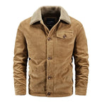 Men Corduroy Winter Coats Slim Down Jackets Warm Parkas Casual Jaquetas New Fashion Male Thicker Outwear Winer Jackets Size 6XL - Matrix Studios