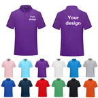 Summer 230g 100% Cotton Polo Shirt Print Logo Customized Embroidery Company Group Name Men Women Short Sleeved Breathable Top - Matrix-studios.com