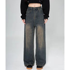 Summer Men Baggy Jeans Unisex Vintage American Style Straight Wide Leg Denim Pants Fashion Brand Hot Sale Casual Trousers - Matrix Studios