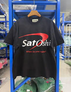2026ss Satoshi Nakamoto Logo Printed Diamonds Patched Women Men T shirts tees Hiphop Oversized Men Casual Cotton T shirt - Matrix-studios.com