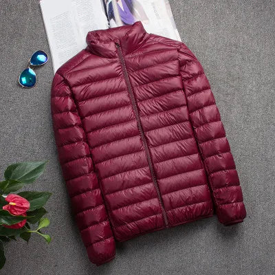 New Autumn And Winter Down Jacket Men's Fashion Hooded Super Light Warm Slim Coat Down Jacket Men's Coat - Matrix Studios