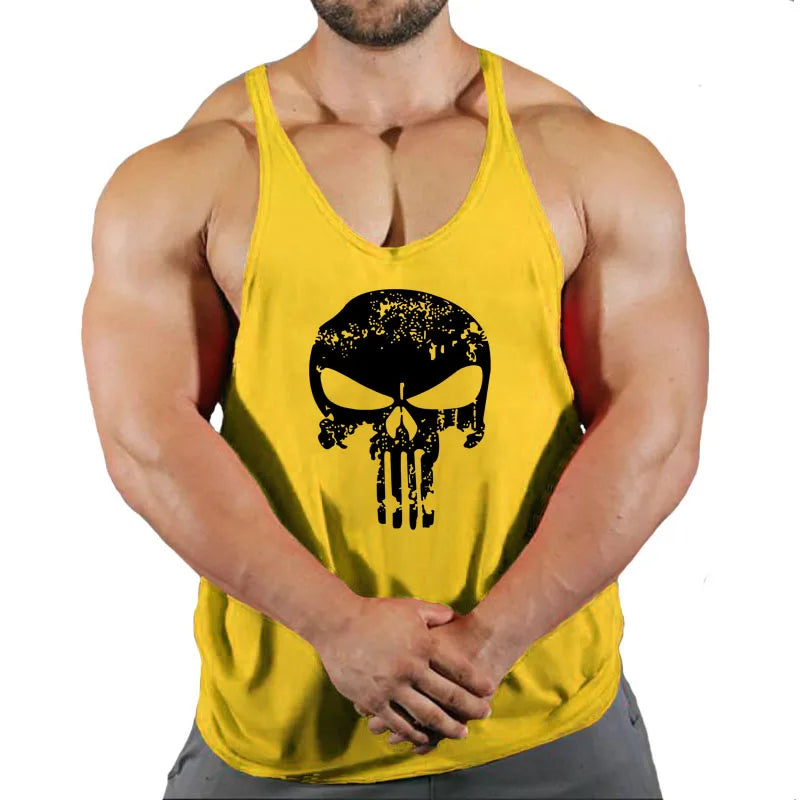 Men's Clothing Gym Vest Vests Bodybuilding Man Top for Fitness Stringer Sleeveless Sweatshirt T-shirts Suspenders Man Clothes - Matrix Studios