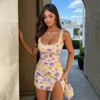 Avrilyaan Colorful Diamond Pattern Sequin Slit Sexy Dress Women 2025 Elegant Party Dress Backless Mini Summer Dress Vestidos - Matrix-studios.com