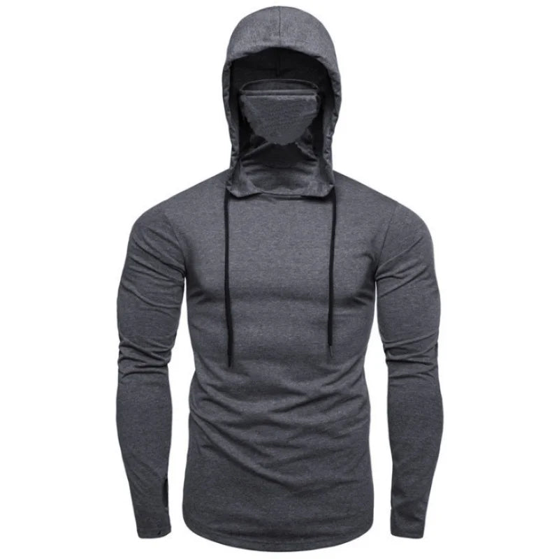 New Embroidery Turtleneck Sweatshirt For Men Japanese Ninja Hoodies Autumn Hip Hop Fleece Pocket Streetwear Oversized Y2K Hoody - Matrix Studios