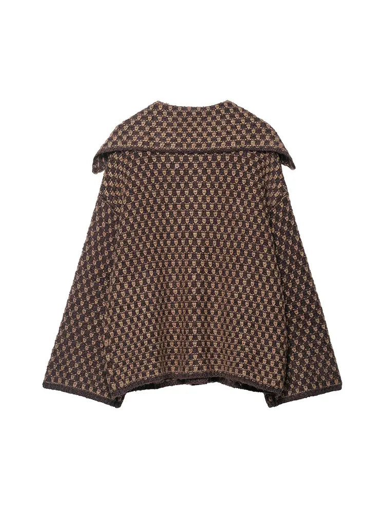 TFAFXY Casual Women Sweater Single Breasted Long Sleeve Knitted Cardigans New Fashion 2025 Autumn Winter Oversized Jackets - Matrix Studios
