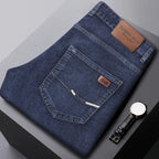 Wthinlee 8 Models Spring Autumn Business Jeans Men Casual Straight Stretch Fashion Classic Work Denim Trousers Brand Clothing - Matrix Studios