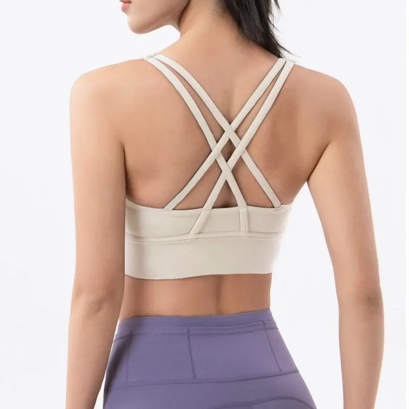 Women Fitness Yoga Bras Race Back Sports Bras Nylon Top Women Bra Sexy Breathable Underwear For Women Gym - Matrix Studios