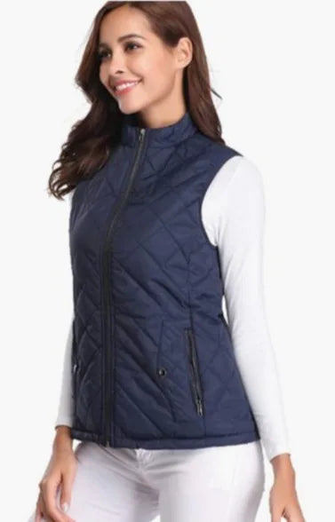 Women Warm Leisure Vest Autumn and Winter Cotton Vestsuit Girl Flexible Thermal Winter Warm Jacket Vest - Matrix Studios