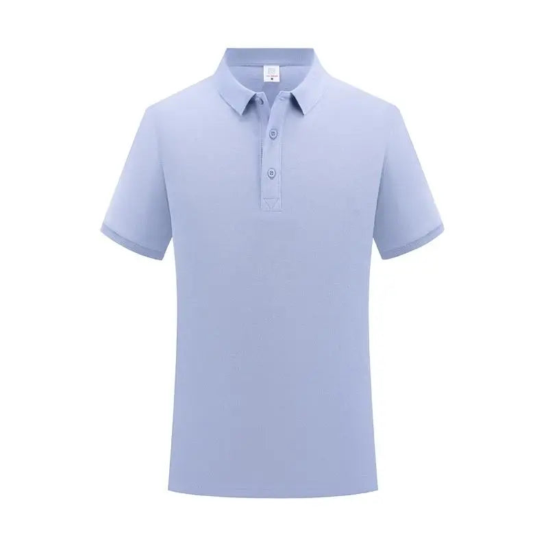 100% Cotton Classic Uniform Work Men And Women Golf Polo Shirts Custom Print Design Brand Text Tops Button Down Lapel Shirt - Matrix-studios.com