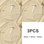 3PCS/set Color Panties Cotton Women Comfortable High-waist Underwear Soft Lingerie Breathable Female Panty Fitness Sports Briefs - Matrix Studios