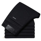 Spring Autumn Men Classic Fashion Brand Jeans Homme Man Soft Stretch Black Biker Masculino Denim Trousers Mens Pants Overalls - Matrix Studios