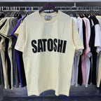 Summer Street Satoshi Nakamoto T-shirt Men's Women's Loose Lettered Logo Printed Cotton Short Sleeve - Matrix-studios.com