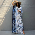 Plus Size Women Beachwear Long Beach Coverups Kaftan Casual Caftan Dress Swimwear cover ups - Matrix Studios