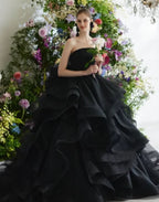 NFYN Pink Elegant Prom Dresses Strapless Backless Prom Gown Pleating Ruffles Chic Woman Evening Dresses robe de bal Customized - Matrix Studios