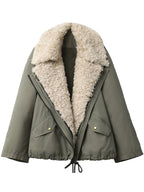 CHIC VEN Women Coats Streetwear Loose Casual New Retro Motorcycle Cotton Jacket Thick Warm Female Overcoat Autumn Winter 2026 - Matrix-studios.com
