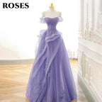 ROSES Sage Green Prom Dress Appliques Tulle Celebrity Dresses Tiered Pleat Women's Evening Dress Sweetheart Formal Gown 프롬 드 - Matrix-studios.com