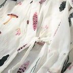Japanese-style Kimono Pajamas Summer New 100% Cotton Gauze Pajamas Nightgown Ladies SPA Yukata Homewear Long Pajamas Women - Matrix-studios.com