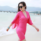 Chiffon Bikini Scarf Pareo Sarong Wrap mini dress  For Women fashion Vacation Summer Beach Cover Up - Matrix Studios