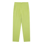 Koekop Office outfits Pencil Trousers Black Pink White Ladies Pants Fashion Office Wear High waist Pants for Women Formal Pants - Matrix-studios.com