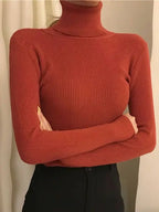 Heliar Women Fall Turtleneck Sweater Knitted Soft Pullovers Cashmere Jumpers Basic Soft Sweaters For Women 2026 Autumn Winter - Matrix-studios.com
