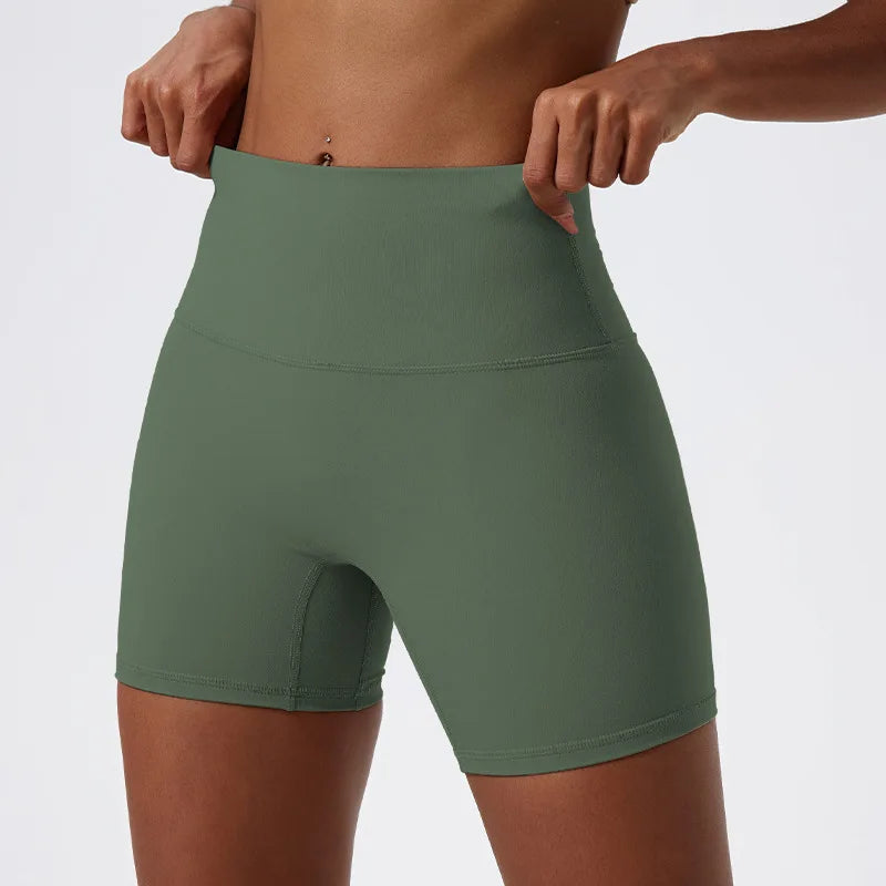 Hearuisavy Summer Running Sports Shorts Women Buttock Lift Leggings Women Cycling Slim Fit Workout Shorts High Waist Yoga Shorts - Matrix Studios