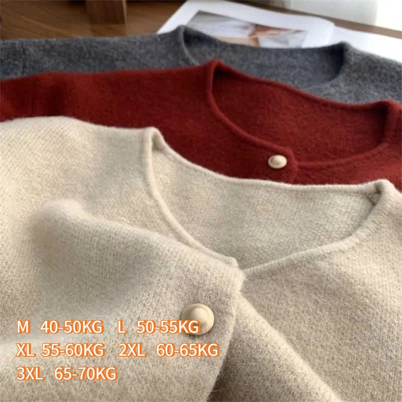 Autumn Women Cardigan Sweater Solid Casual Warm Outerwear Knitwear Tops Elegant Korean Single-breasted Ladies Sweater Clothing - Matrix Studios