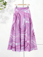 Loose Printed Shirt Skirt Suits Women Beach Irregular Full Sleeve Top Female Sets 2026 Fashion Summer Long Skirt Ladies Outfits - Matrix-studios.com