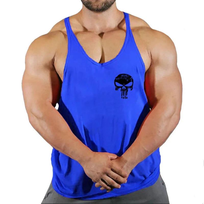 Top Gyms Men's Clothes Tank Vest Gym Shirt Undershirt Man Sportswear Bodybuilding Workout Vests Muscle Clothing Brand Fitness - Matrix Studios