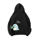 Autumn And Winter Cute Rock Dinosaur Fashion Print Men's Casual Harajuku Y2k Cartoon Couple Hoodie As a Gift for Couples - Matrix Studios