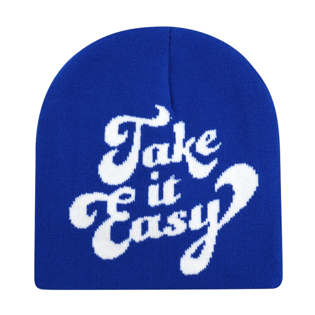 Y2K Letter Butter Knit Hats Skullies Beanies Autumn Winter Warm Hat Men Women Hip Hop Quality Skiing Cap Cycling Windproof New